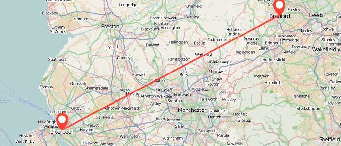 How Far Is Burnley From Bradford