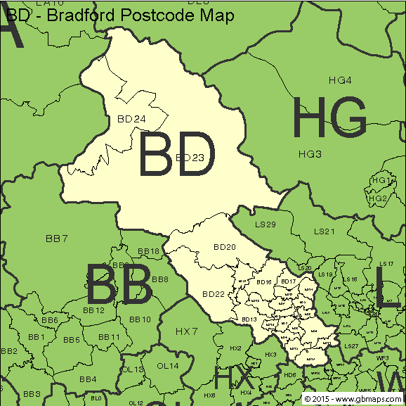 Bradford Postcode